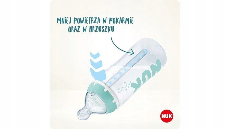 Nuk Zestaw Z Adapterem Do Butelki Anti Colic Professional + Szczoteczka