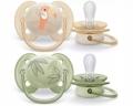 Avent Smoczek Uspokajający 2szt 0+ 0-6M Ultra Soft 091/07