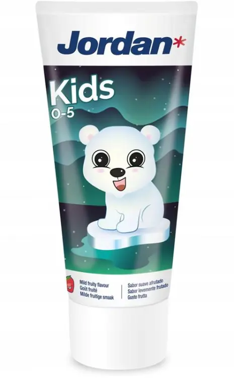Jordan Kids Pasta do Zębów Dla Dzieci 0-5 lat 50ml Miś 1519