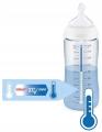 Nuk Butelka First Choice+ Antykolkowa Z Czujnikiem 360ml Kaszka XL 6-18m Niebieska