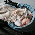 BabyOno Kocyk Dzianinowy Bambusowy Beżowy 1479/03