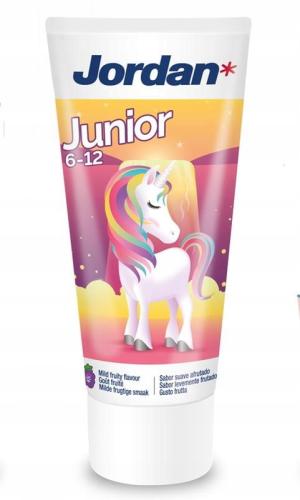 Jordan Junior Pasta do Zębów Dla Dzieci 6-12 lat 50ml Jednorożec 5662