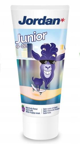 Jordan Junior Pasta do Zębów Dla Dzieci 6-12 lat 50ml Koziołek 5662