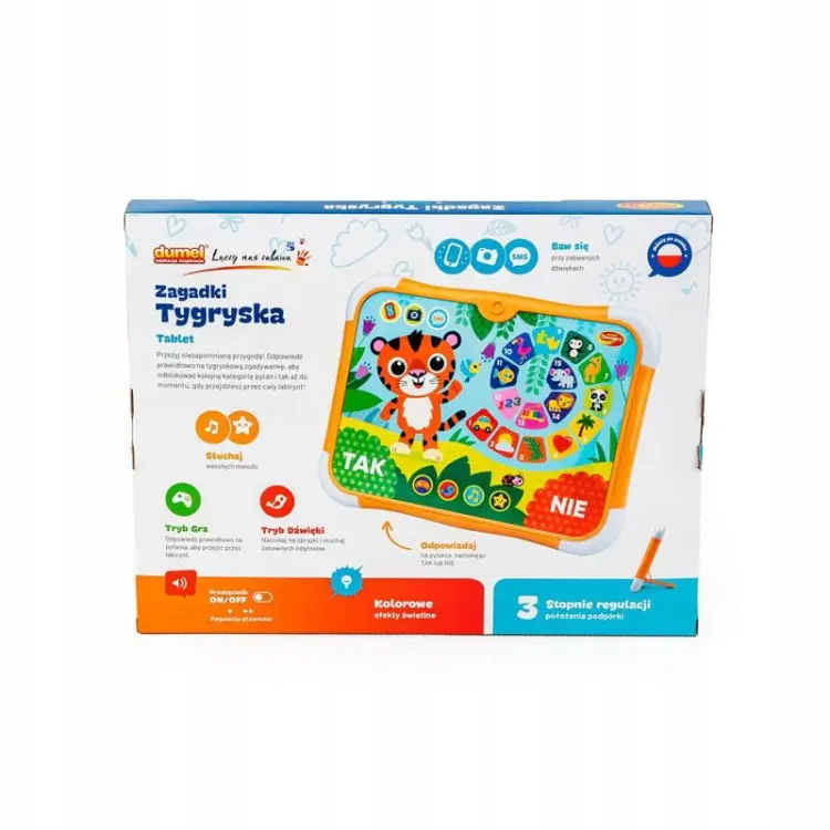 Dumel Discovery Gry Tablet Zagadki Tygryska DG 50164