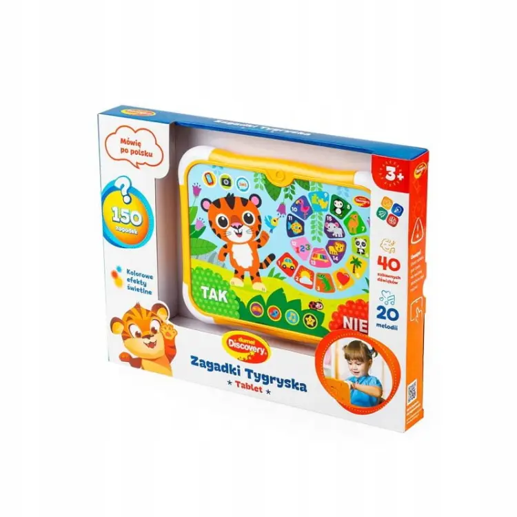 Dumel Discovery Gry Tablet Zagadki Tygryska DG 50164