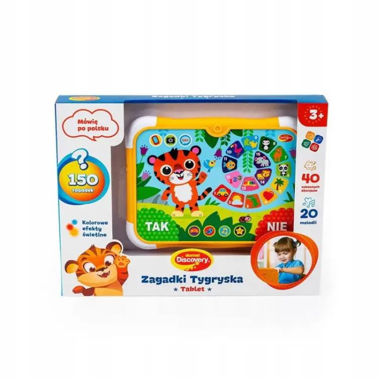 Dumel Discovery Gry Tablet Zagadki Tygryska DG 50164