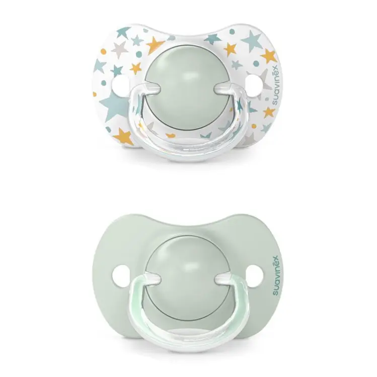 Suavinex Smoczek Fizjologiczny SX Pro 6-18m+ Dreams Zielony 2szt 3126