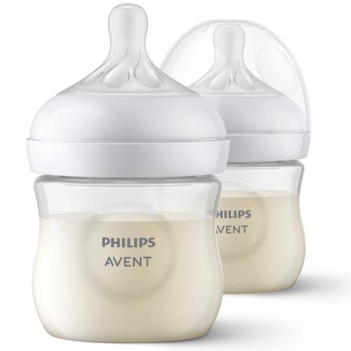 Avent 2x Butelka Antykolkowe Do Karmienia Natural 125 Ml Smoczki 0m+ 900/02