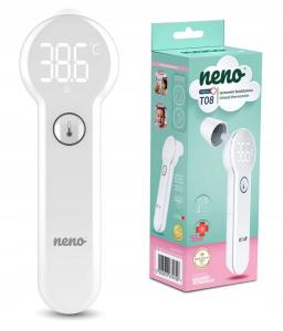 Neno Medic T08 Profesjonalny termometr bezdotykowy Do czoła ucha obiektu