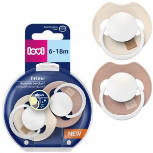 LOVI SMOCZEK DYNAMICZNY PRIME 6-18M 2 SZT IVORY GLOW/BLUSH GLOW ŚWIECĄCY