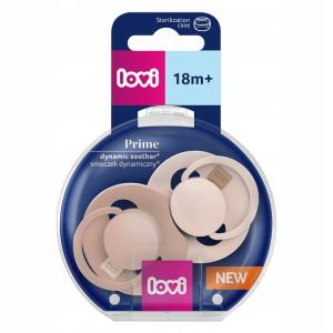 LOVI PRIME SMOCZEK SILIKONOWY DYNAMICZNY 18m+ 2 szt. NUDE/BLUSH+ETUI