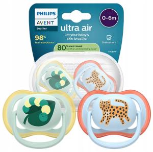 PHILIPS AVENT SMOCZEK USPOKAJAJĄCY ULTRA AIR 0-6m 2szt + ETUI