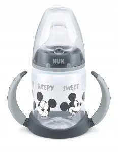 NUK BUTELKA DO NAUKI PICIA KUBEK NIEKAPEK 150ml 6m+ Z UCHWYTEM MYSZKA MIKI