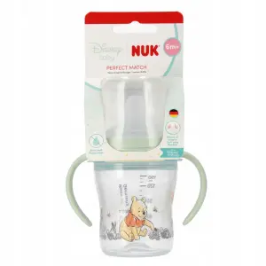 NUK Butelka do nauki picia z ustnikiem niekapkiem Perfect Match 150ml Kubuś