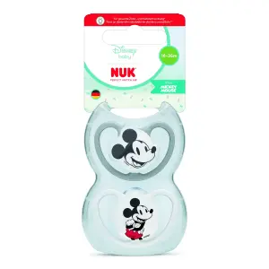 SILIKONOWY SMOCZEK USPOKAJAJĄCY 18-36M NUK PERFECT MATCH AIR MYSZKA MIKI