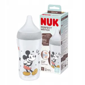 NUK PERFECT MATCH MICKEY MOUSE BUTELKA 260 ML 3M+