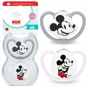 SILIKONOWY SMOCZEK USPOKAJAJĄCY 6-18M NUK PERFECT MATCH AIR MYSZKA MIKI