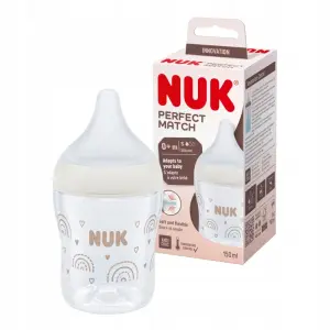 NUK PERFECT MATCH BUTELKA ANTYKOLKOWA 150 ML TĘCZA