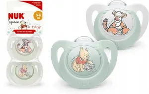 NUK SMOCZEK SILIKONOWY USPOKAJAJĄCY ANATOMICZNY KUBUŚ 0-6M 2SZT + ETUI