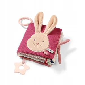 Książeczka sensoryczna dla niemowląt miękka gryzak szeleścik Rabbit Karo