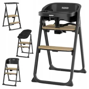 Neno Sapori Black wielofunkcyjne krzesełko do karmienia 4w1