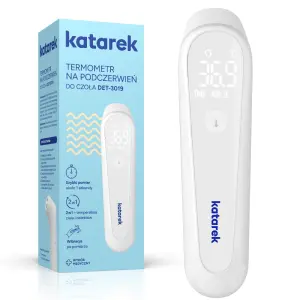 Termometr bezdotykowy medyczny na podczerwień do czoła Katarek DET-3019