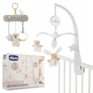CHICCO MY SWEET DOUDOU GRAJĄCA KARUZELA DO ŁÓŻECZKA MIŚ I KRÓLICZEK