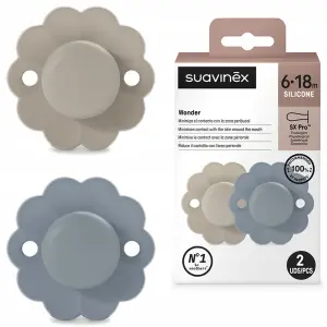 Suavinex SMOCZEK FIZJOLOGICZNY Uspokajający SX PRO 6-18m WONDER 2 sztuki