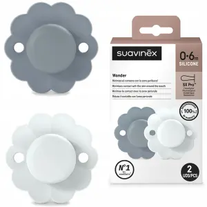 Suavinex SMOCZEK FIZJOLOGICZNY Uspokajający SX PRO 0-6m WONDER 2 sztuki