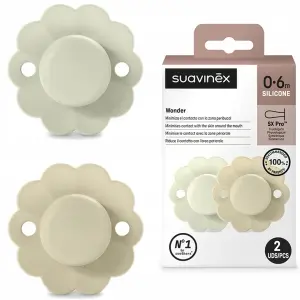 Suavinex SMOCZEK FIZJOLOGICZNY Uspokajający SX PRO 0-6m WONDER 2 sztuki