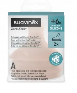 SUAVINEX SMOCZEK ZERO ZERO REGULOWANY PRZEPŁYW 2X KOLOR MEDIUM