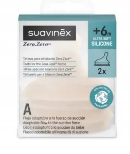 SUAVINEX SMOCZEK ZERO ZERO REGULOWANY PRZEPŁYW 2X KOLOR LIGHT
