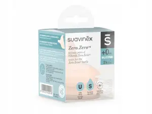 SUAVINEX SMOCZEK WOLNY PRZEPŁYW S BUTELKA ZERO 2 SZT