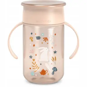 SUAVINEX KUBEK TRENINGOWY DO NAUKI PICIA 360 WONDERLAND BEŻOWY 340ML 12M+