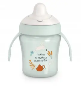 SUAVINEX KUBEK DO NAUKI PICIA 200ML WONDERLAND MIĘTOWY 6M+