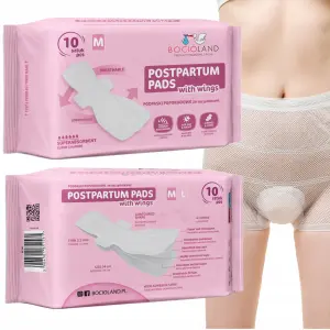 PODPASKI POPORODOWE ULTRACHŁONNE ZE SKRZYDEŁKAMI NA DZIEŃ I NA NOC M 10 szt