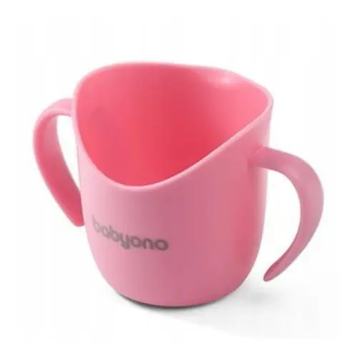 BabyOno Ergonomiczny Kubek Treningowy FLOW Różowy