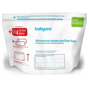 BabyOno Woreczki Do Sterylizacji W Kuchence Mikrofalowej 5szt 1038
