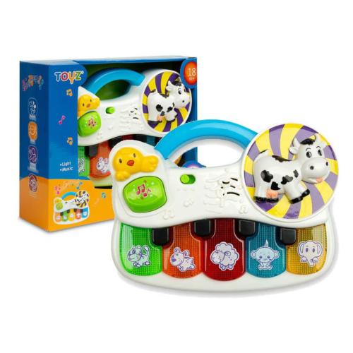 Toyz Interaktywne Pianinko Farma Zwierzątka Muzyka