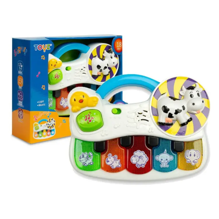 Toyz Interaktywne Pianinko Farma Zwierzątka Muzyka