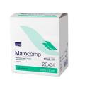 Matocomp Kompresy Gaziki Jałowe 17-nitkowe, 12-warstwowe, 5 x 5 cm 20x3 szt.