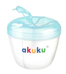 Akuku Pojemnik Na Mleko W Proszku 4 Komory Niebieski 0461
