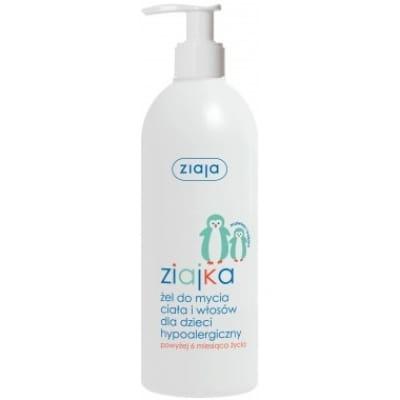 Ziajka Żel Do Mycia Ciała I Włosów Dla Dzieci 400ml