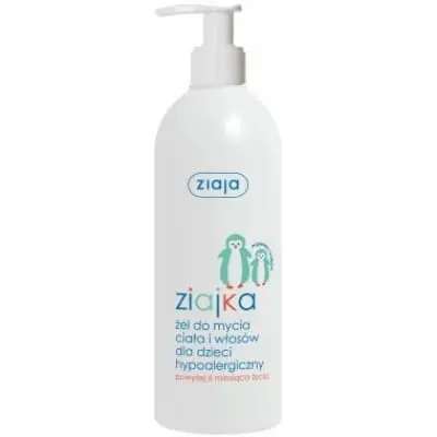 Ziajka Żel Do Mycia Ciała I Włosów Dla Dzieci 400ml