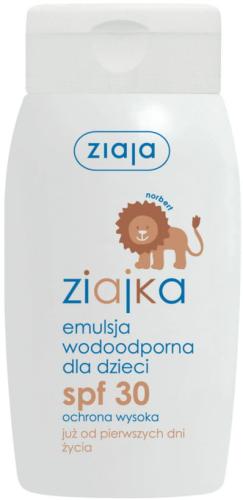 Ziajka Sun Słoneczna Emulsja Dla Dzieci SPF 30 Wodoodporna 125ml