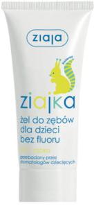 Ziajka Żel Do Zębów Dla Dzieci Bez Fluoru 50ml