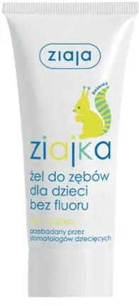 Ziajka Żel Do Zębów Dla Dzieci Bez Fluoru 50ml