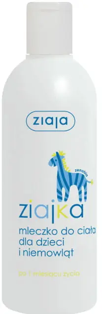 Ziajka Mleczko Do Ciała Dla Dzieci I Niemowląt 300ml