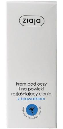 Ziaja Krem Pod Oczy Rozjaśniający Cienie Bławatek 15ml