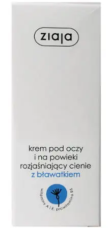 Ziaja Krem Pod Oczy Rozjaśniający Cienie Bławatek 15ml